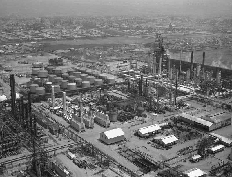 Wilshire Oil Corp., looking northeast
