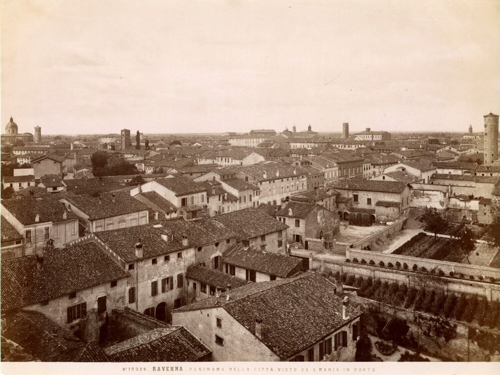 Ravenna, Panorama della citta visto da Santa Maria in Porto