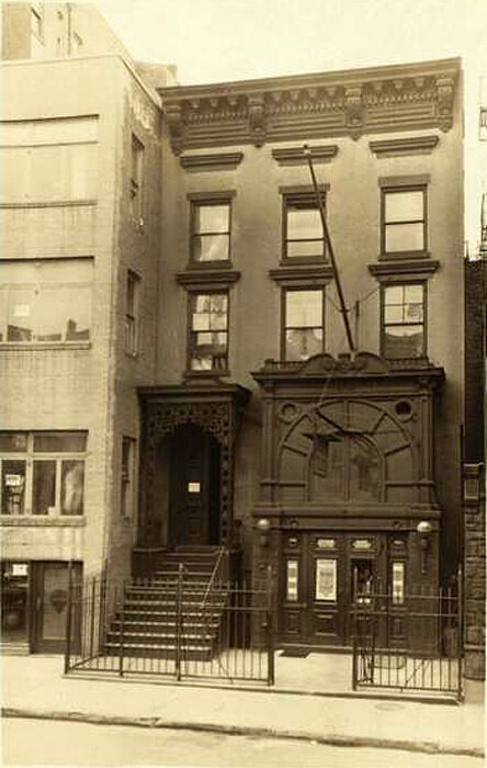Branhall Theatre, 138 East 27th Street, adjoining the S.E. corner of Lexington Avenue