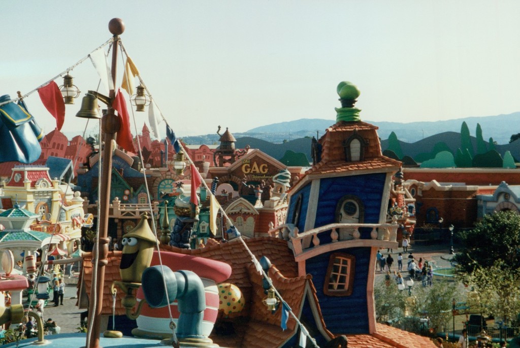 Aerial View of Mickey's Toontown