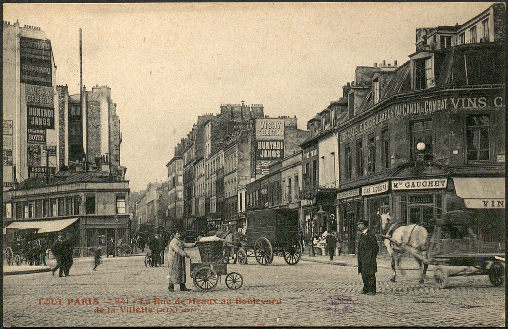 La Rue de Meaux au Boulevard de la Vilette