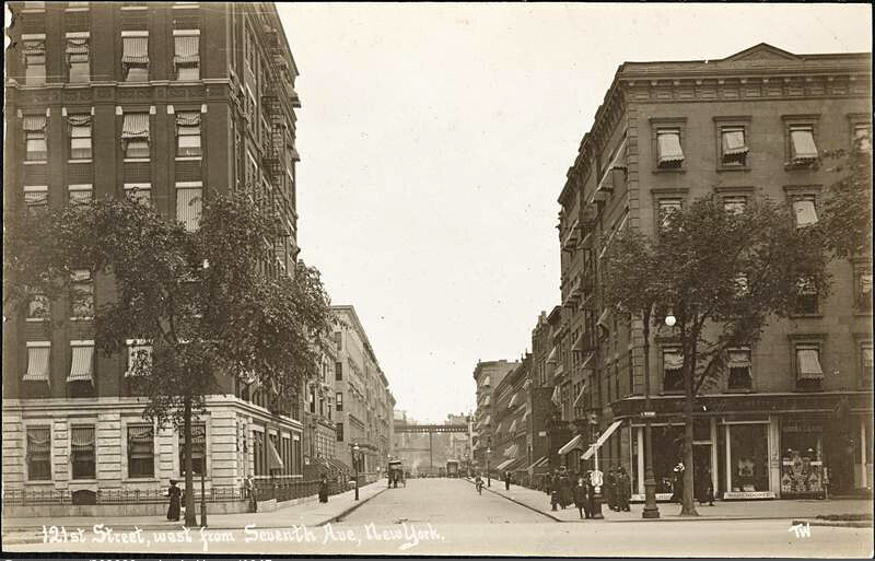 121st Street, west from Seventh Ave, New York.