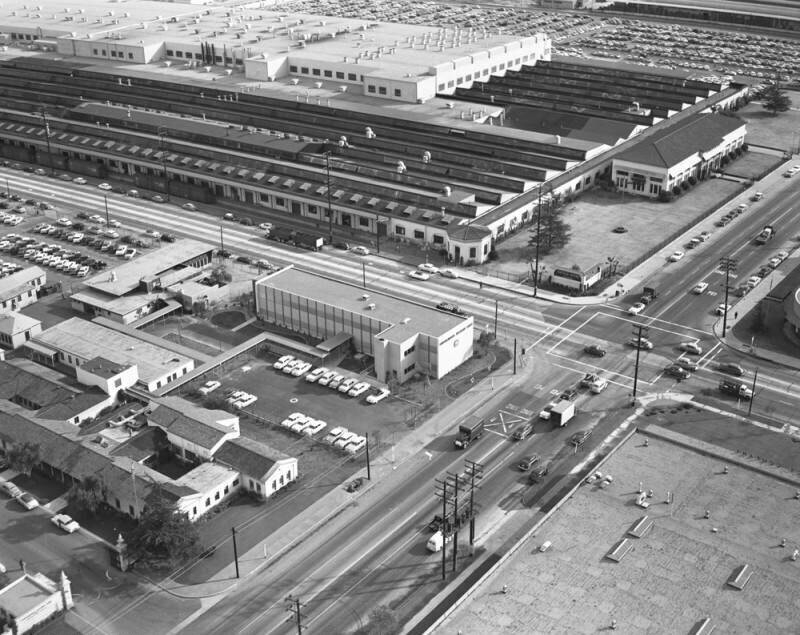 Consolidated Western Steel's Maywood Plant, looking southeast