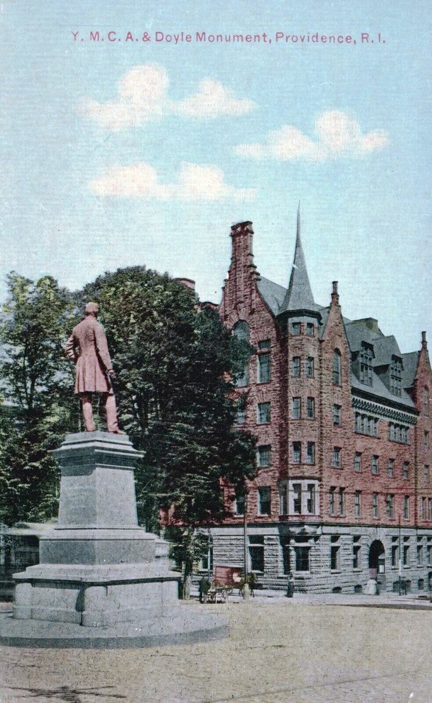 Providence. Y.M.C.A. Building & Thomas A. Doyle Monument