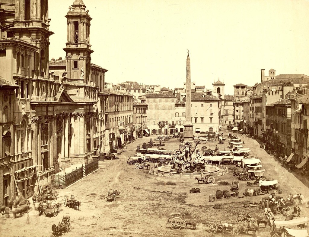 Piazza Navona in 1860