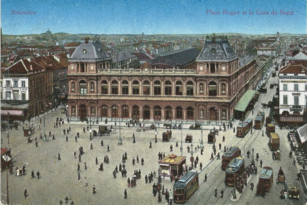 Place Rogier et la Gare du Nord