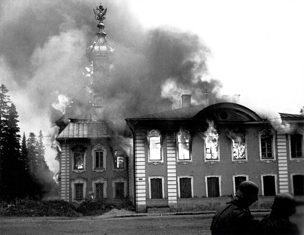 Burning Peterhof