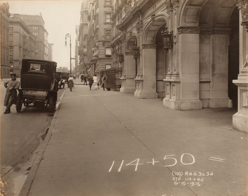 Seventh Avenue, east side, between West 54th and 55th Streets