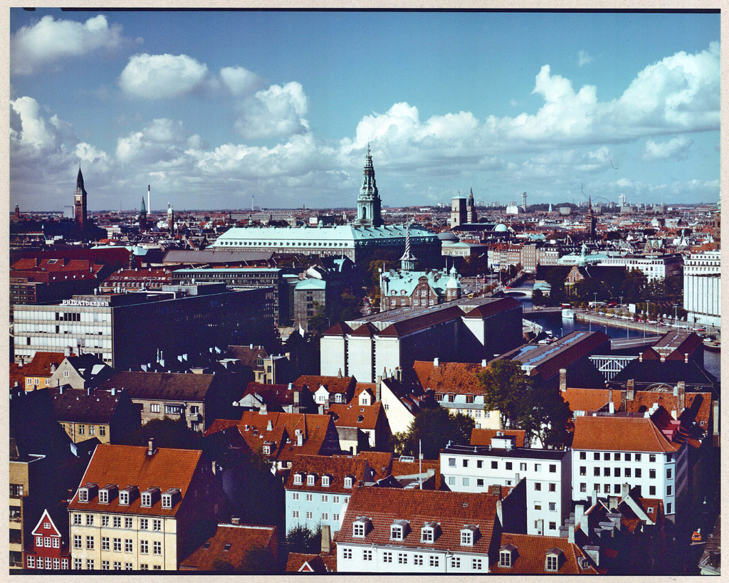 Panorama of København set fra Vor Frelsers Kirke