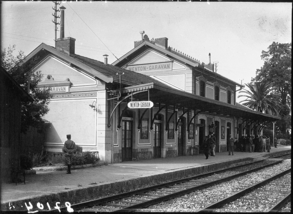 La gare de Menton-Garavan