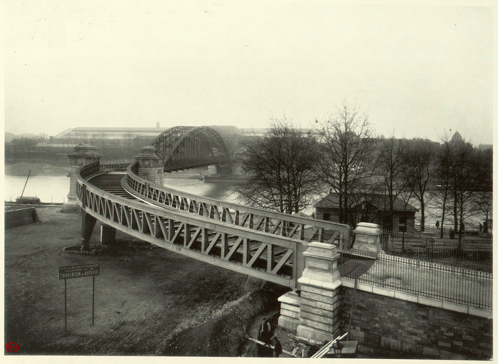 Viaduc d'Austerlitz. Travées héliçoïdales de rive droite
