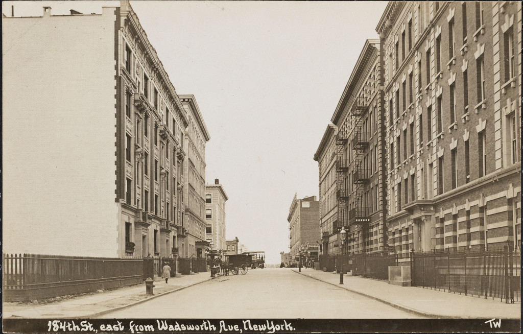 184th Street, east from Wadsworth Avenue