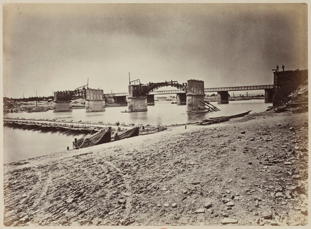 Les ruines de Paris et de ses environs, 1870-1871. Le Pont d'Asnières