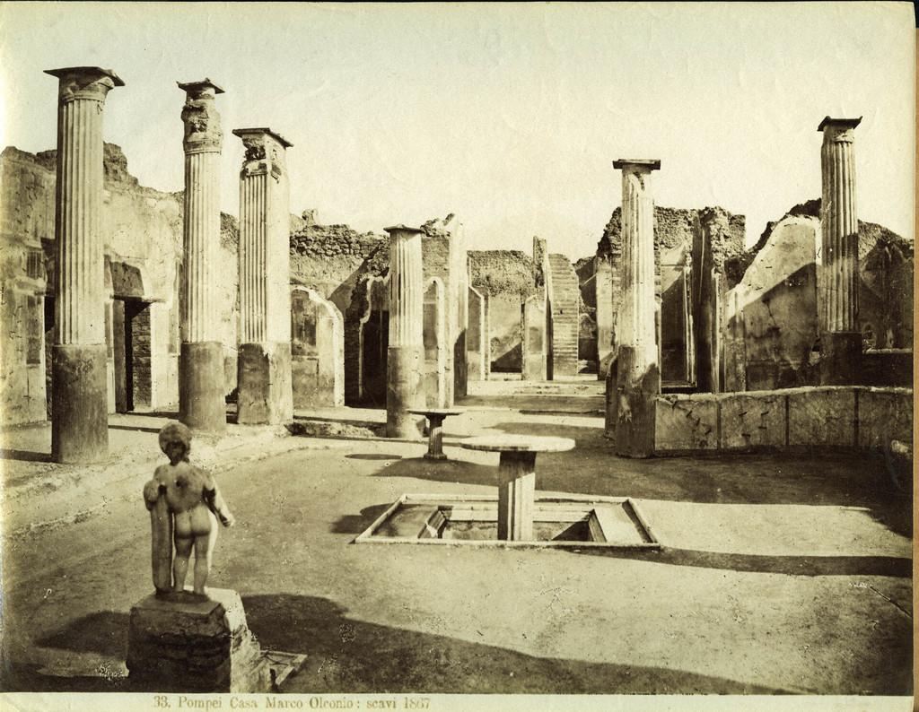 Pompei. Casa Marco Olconio: scavi