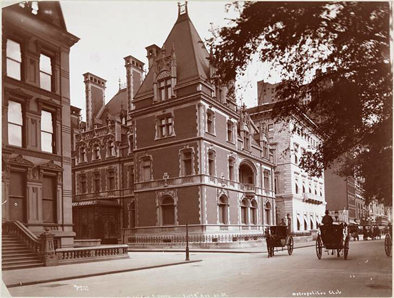 The residence of Eldridge T. Gerry, located on the corner of 5th Avenue and 61st Street.