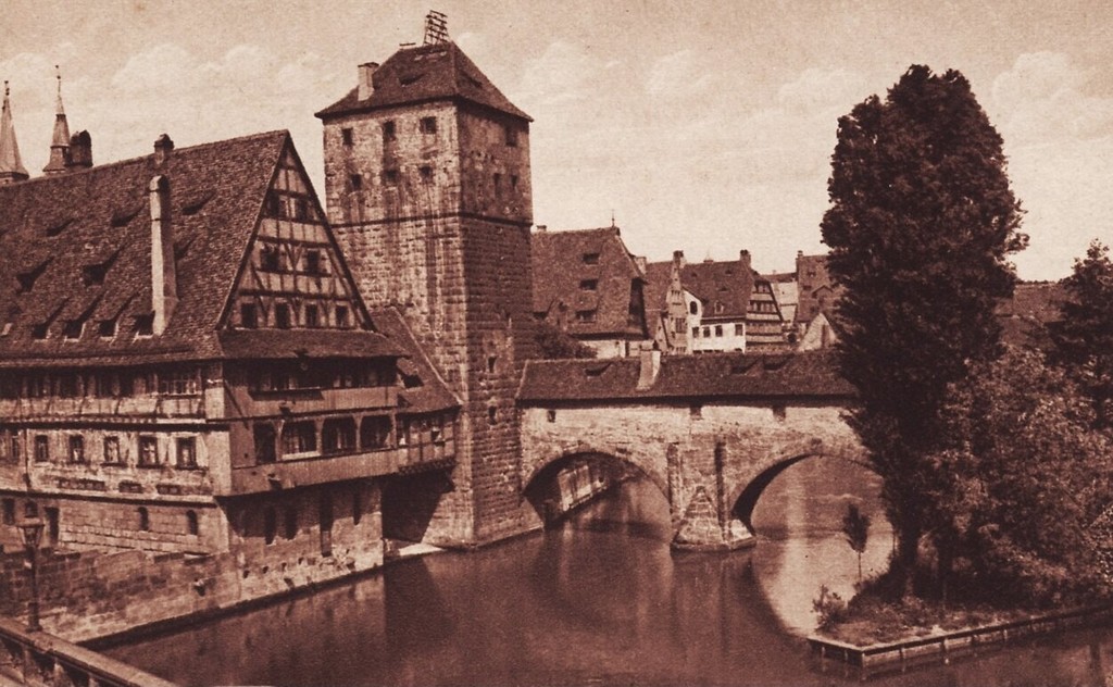 Henkersteg bridge Nuremberg