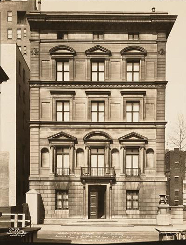 N.E. Cor. 71st St. & Fifth Ave. New York City. General View of Front to East 71 St. N.Y.C.