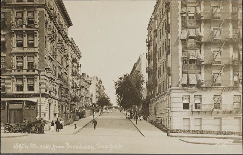 159th St., east from Broadway, New York.