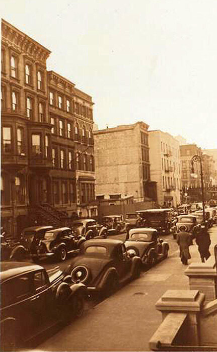 West 53rd Street, south side, west from (No. 48, left) a point slightly east of Sixth Ave.