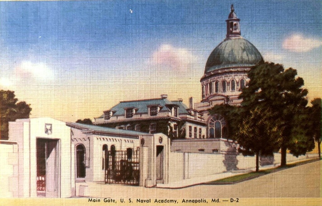 Annapolis. U.S. Naval Academy: Main Gate