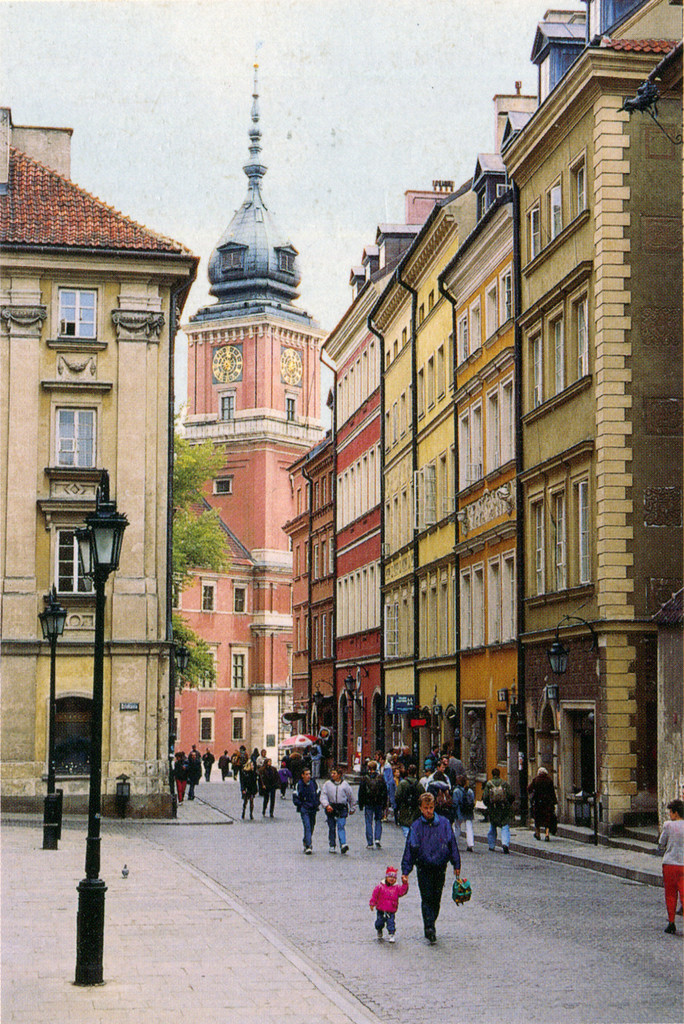 Ulica Świętojańska z widokiem na Zamek Królewski