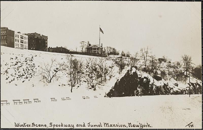 Winter Scene, Speedway and Jumel Mansion, New York.