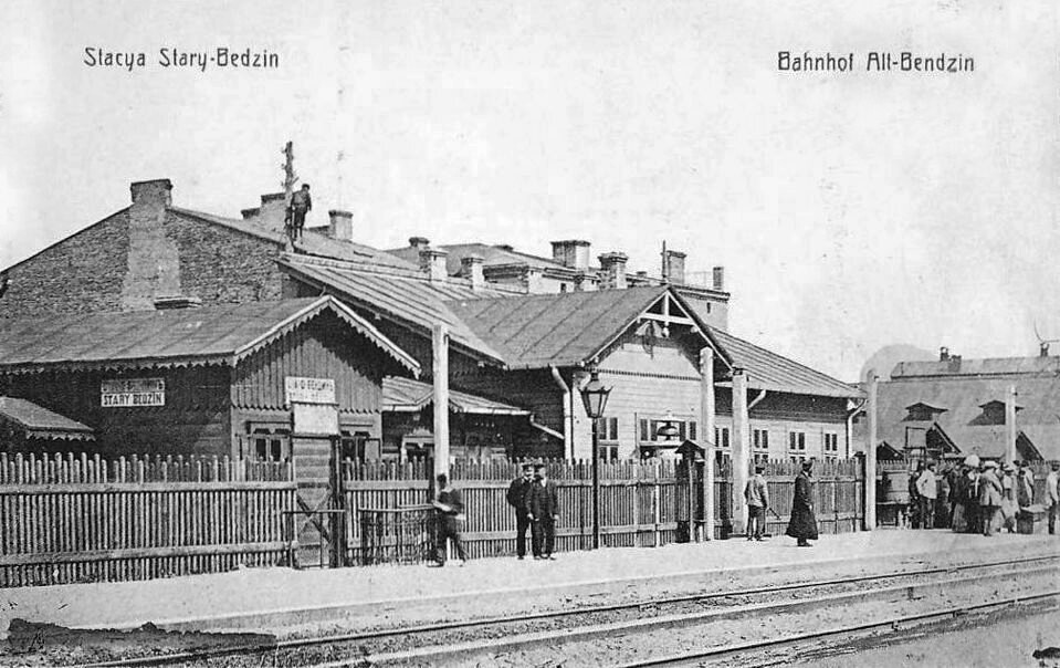 Stary dworzec kolejowy w Będzinie