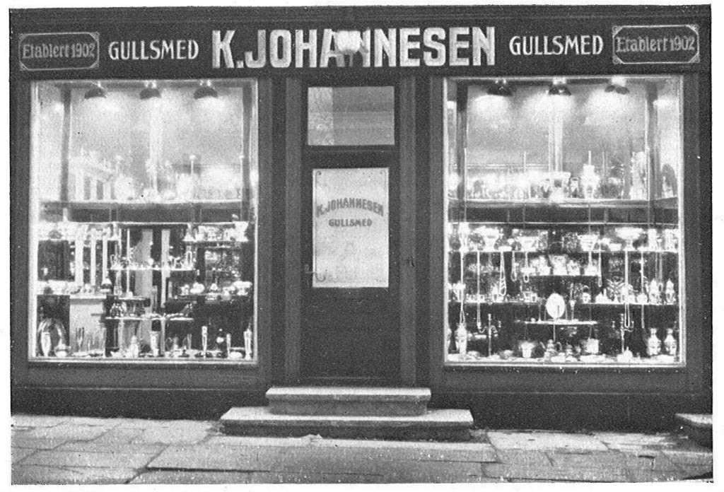 Gullsmed Johannesens butikk i Storgata 74 i Tromsø