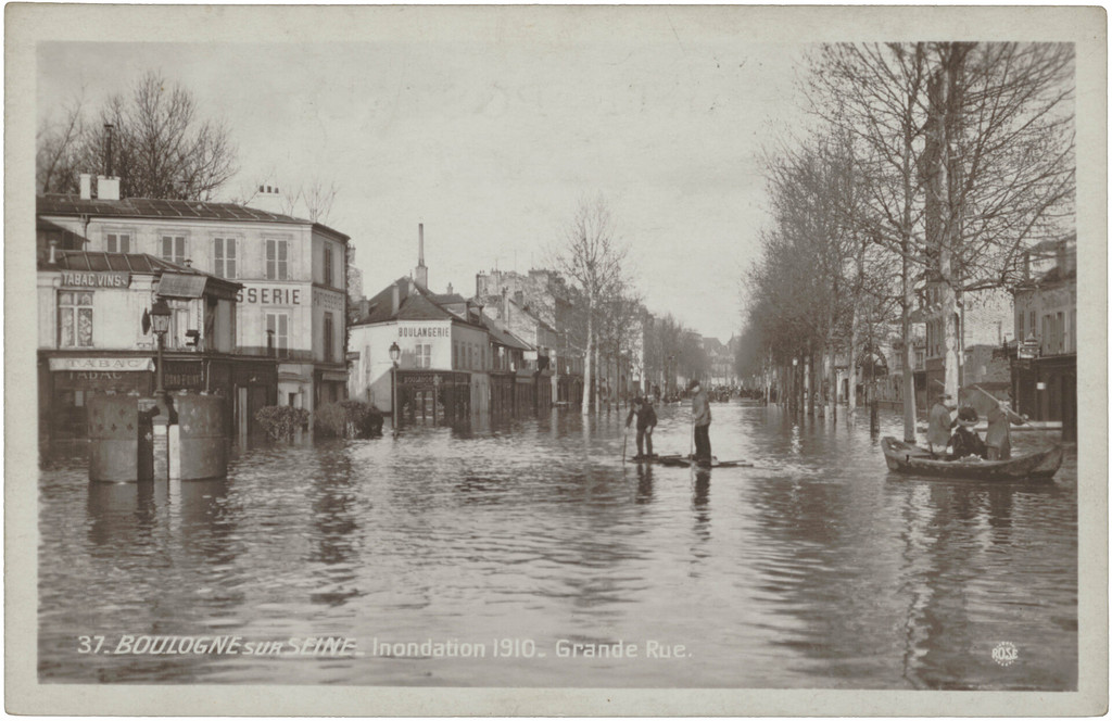 Inondation de 1910. Grande Rue