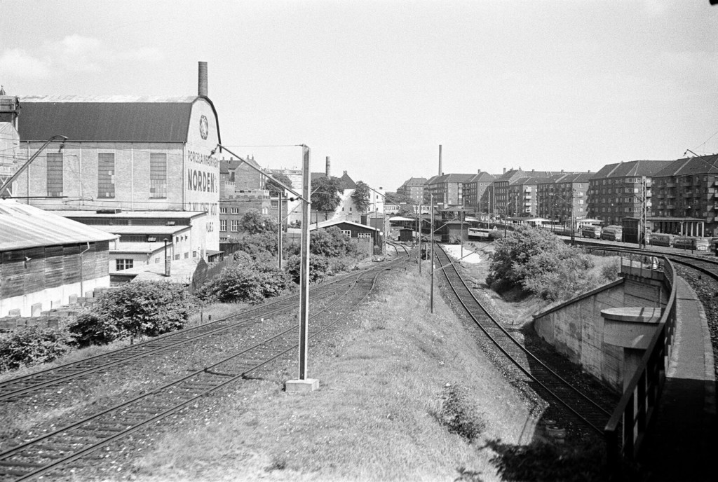 Valby Station. Udkørselssporet mod Tåstrup