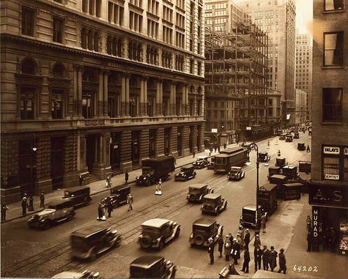 Fourth Avenue, west side, north from 23rd Street. May 27, 1930