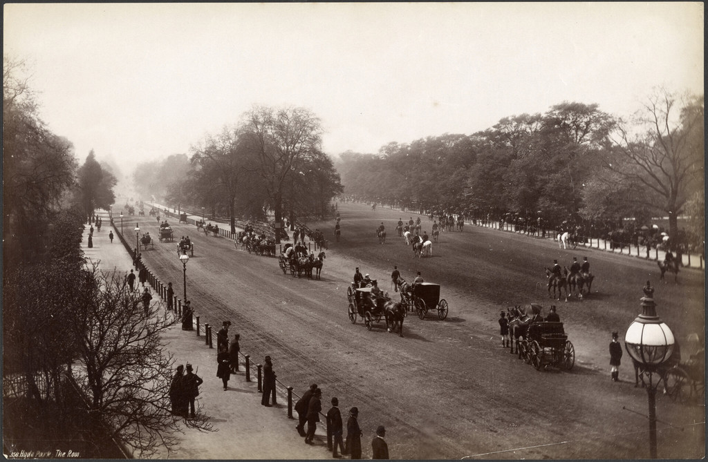 Hyde Park. The Rotten Row
