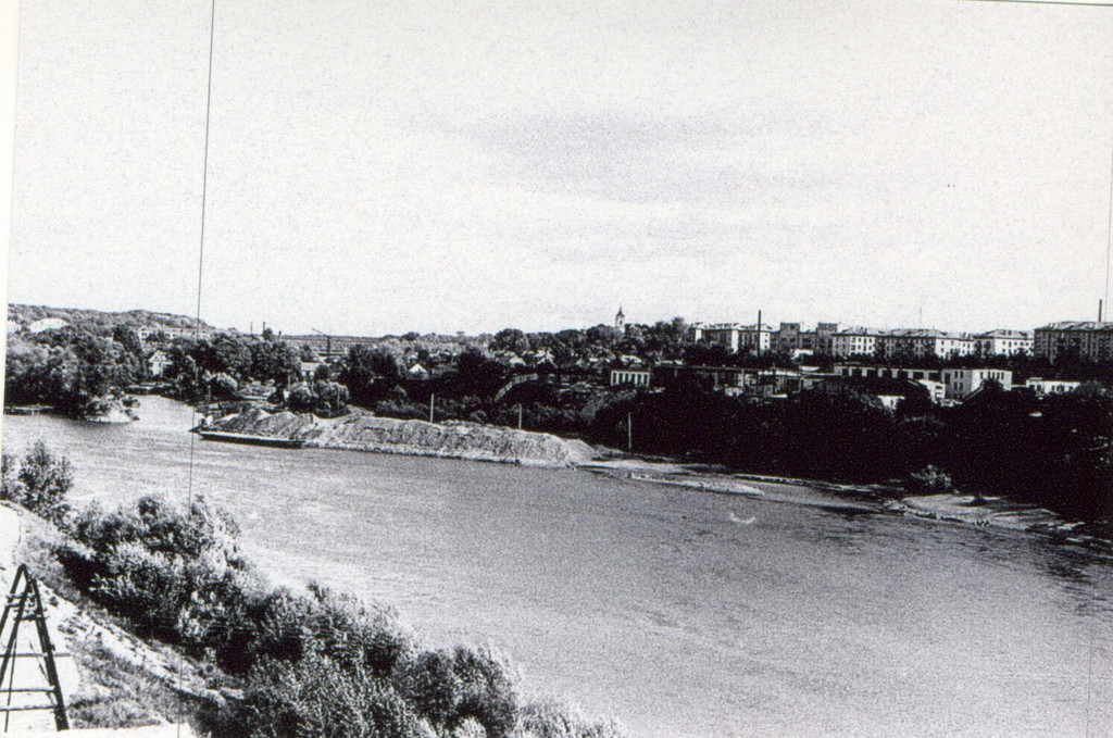 вид на левый берег Немана с Нового моста