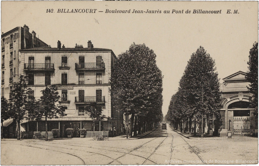 Boulevard Jean Jaurès au Pont de Billancourt