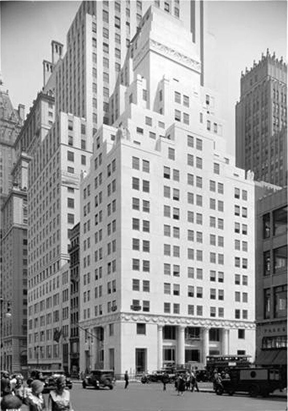 57th Street and 5th Avenue, N.E. corner. New York Trust