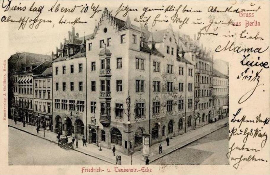 Friedrichstraße Ecke Taubenstraße