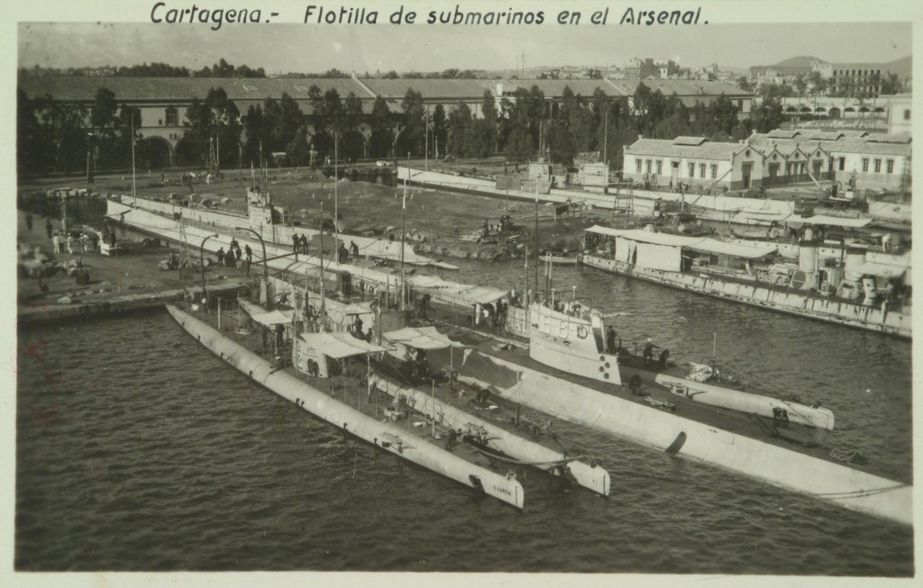 Flotilla de submarinos en Cartagena