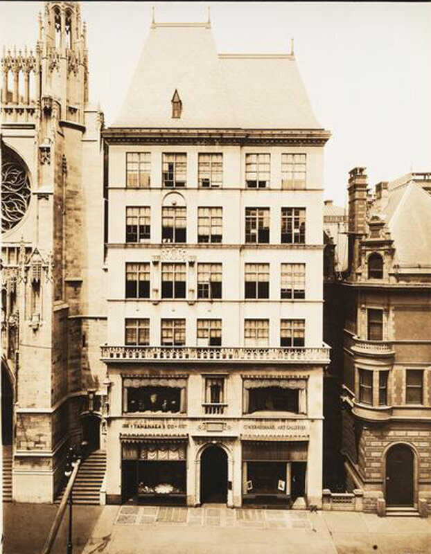 680 Fifth Avenue. Commercial building. Yamanaka & Co., C.W. Kraushaar Art Galleries