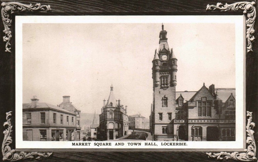 Lockerbie. Market Square & Town Hall