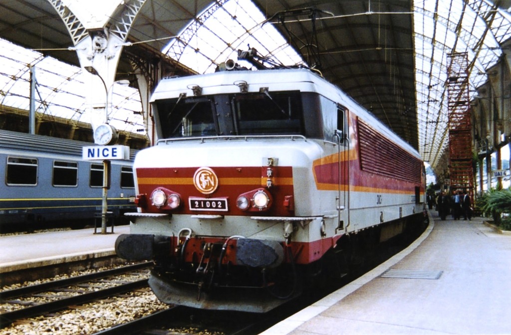 La CC21002 en gare de Nice-Ville