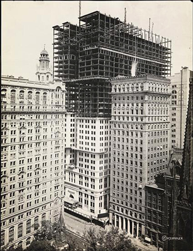 Construction of the Equitable Building