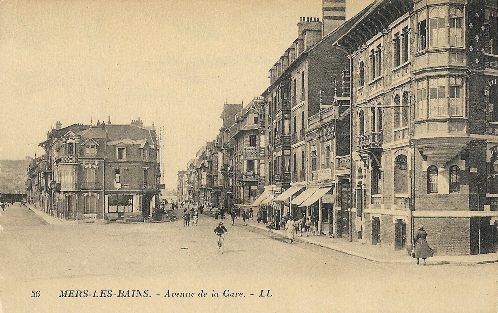 Mers-les-Bains. Avenue de la Gare