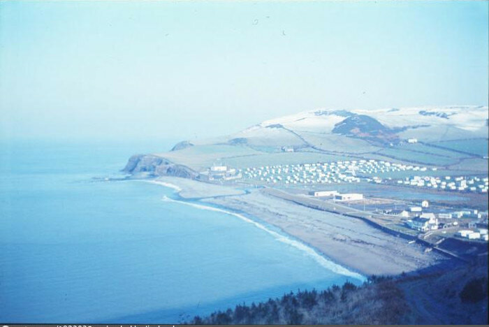 View over Clarach from the South, Winter