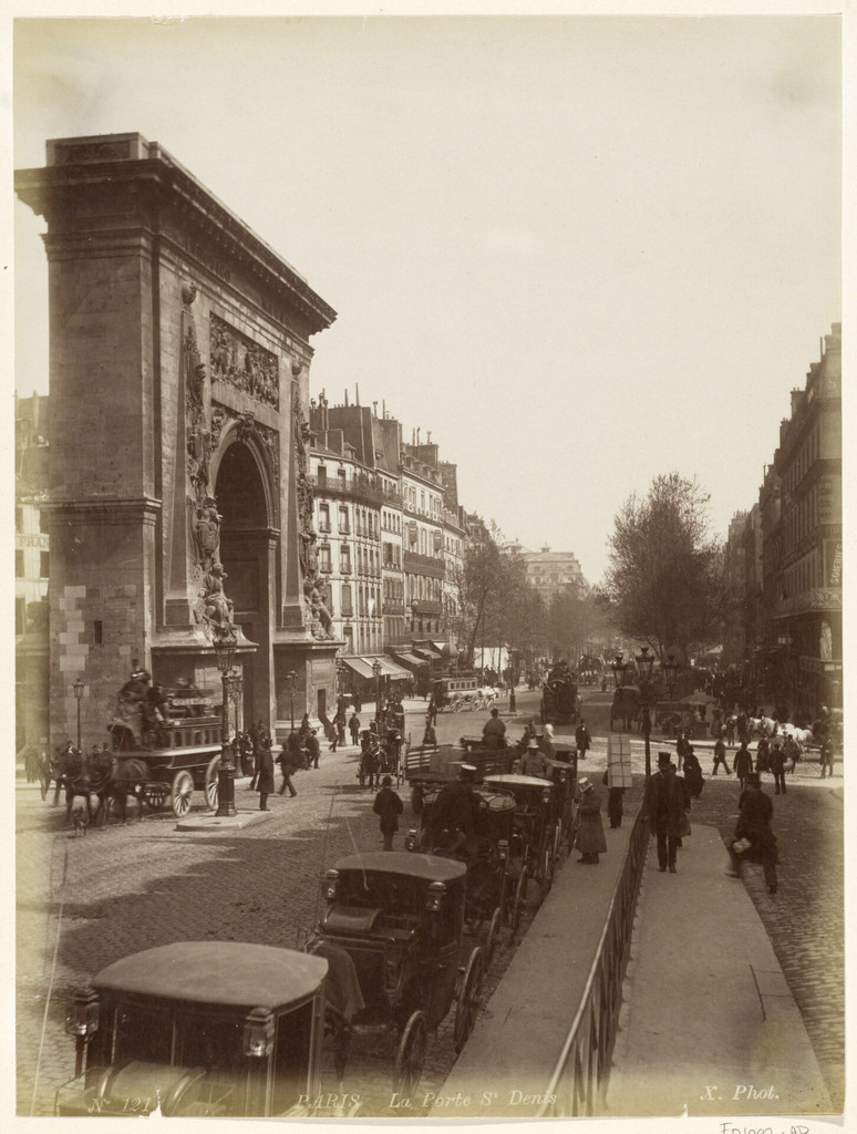 Boulevard de Bonne-Nouvelle et Porte Saint-Denis