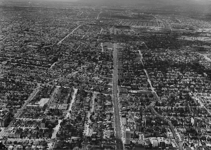Wilshire Boulevard aerial