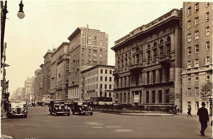 Park Ave., east side, north from, but not including East 58th Street.