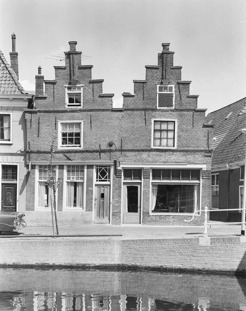 Oudegracht 204-206, voorgevels