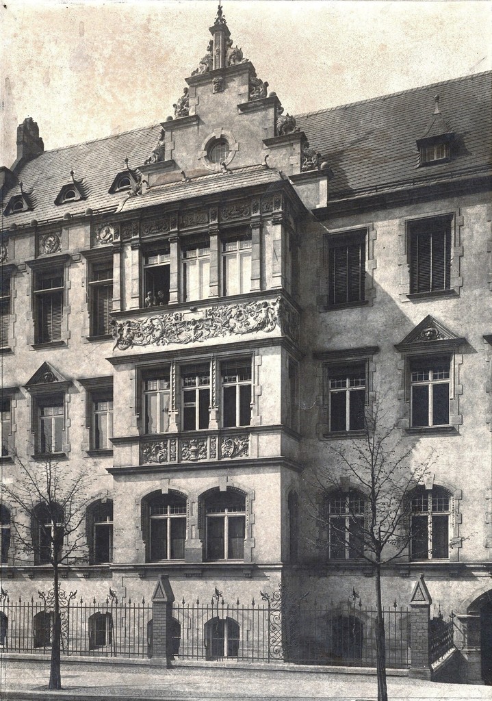 Ansicht eines Wohngebäudes in der Lessingstraße und Flensburger Straße