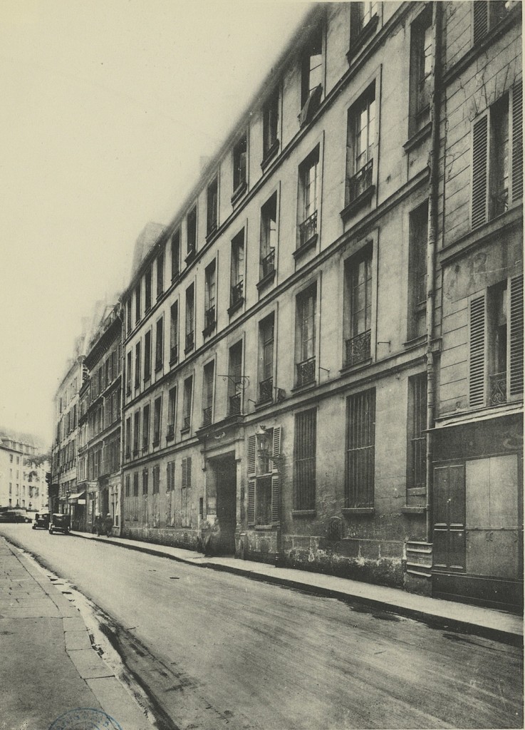 La Maison habitée par Robespierre de 1789 à 1791. Rue de Saintonge