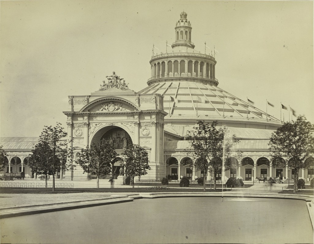 Exhibition 1873. Industriepalast und Rotunde